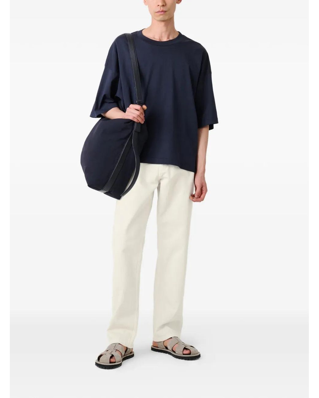Studio Nicholson White Jean Riso À Cinq Poches for men