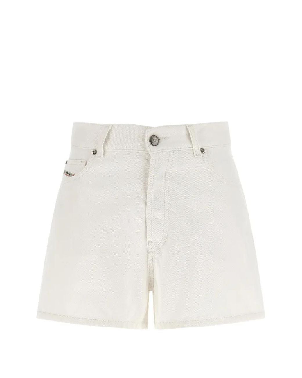 DIESEL White 'De-Helios' Shorts