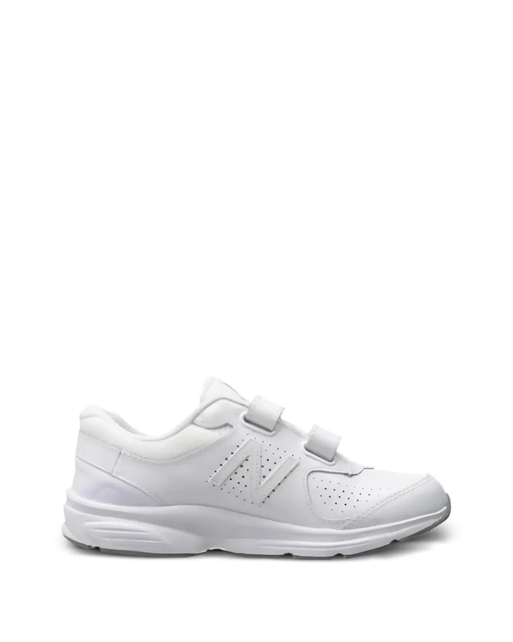 New Balance White 411 Sneakers