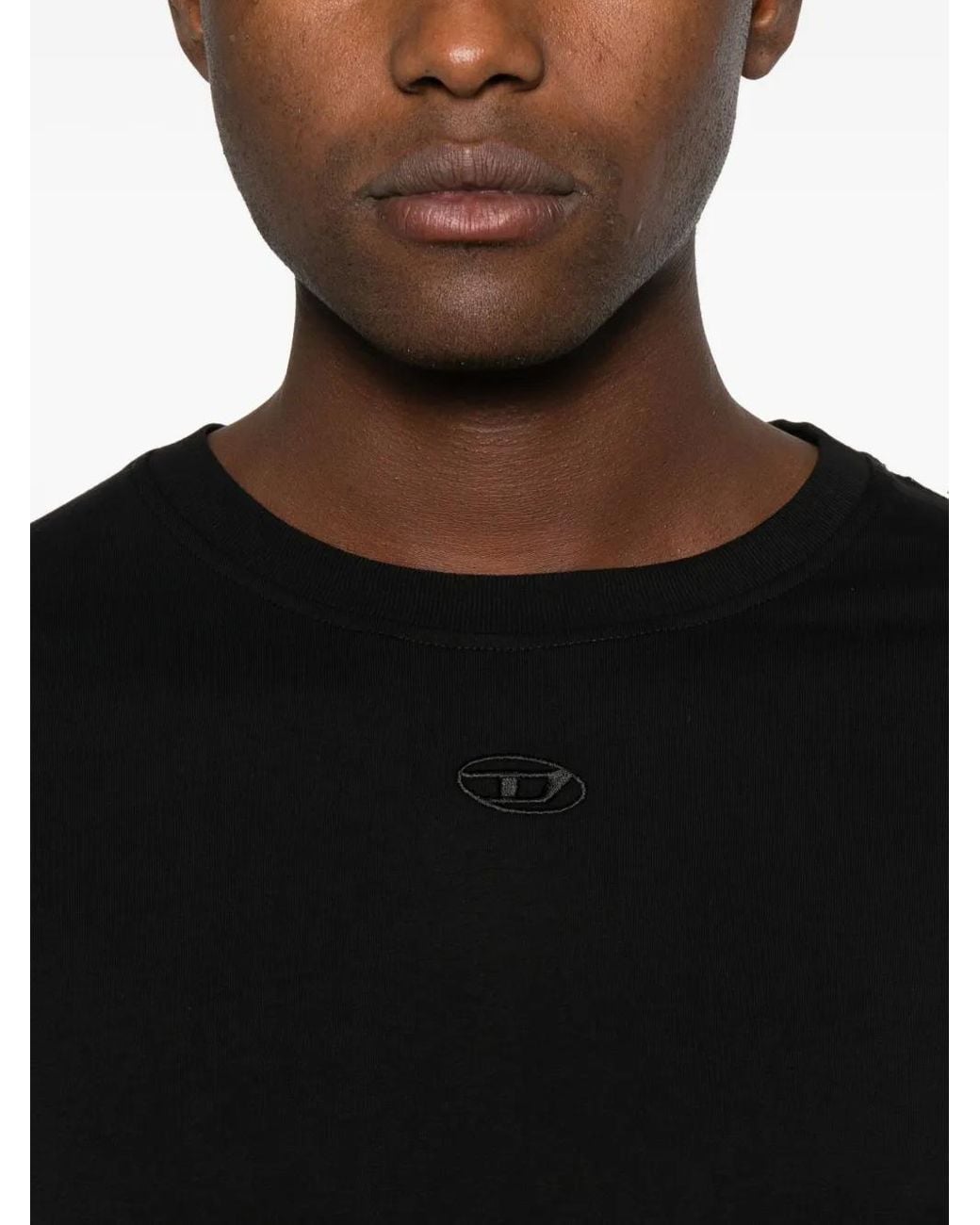 DIESEL Black T-Lucien-Ihbi Maglietta for men