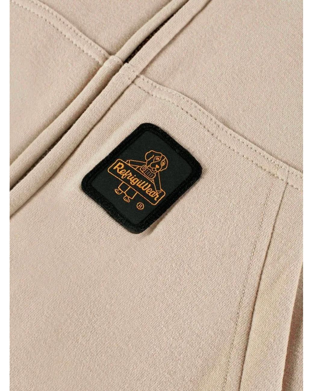 Refrigiwear Natural Astro Zip-Up Hoodie for men