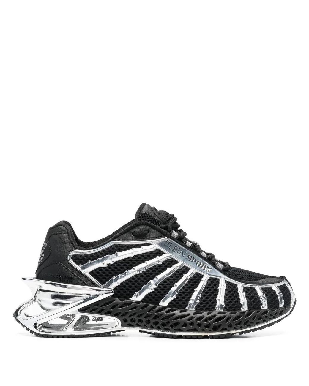 Philipp Plein Black Thunderstorm Sneakers