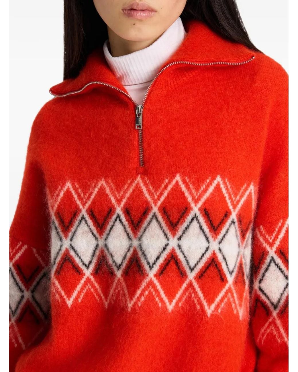 Fusalp Red Mireva Sweater