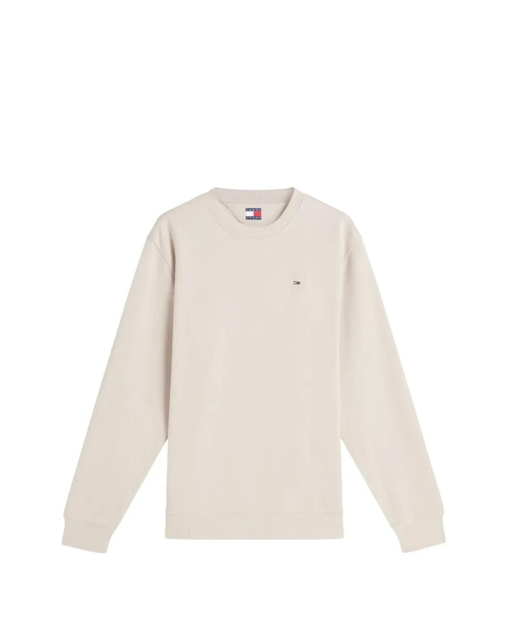 Tommy Hilfiger White Logo-Patch Sweatshirt for men