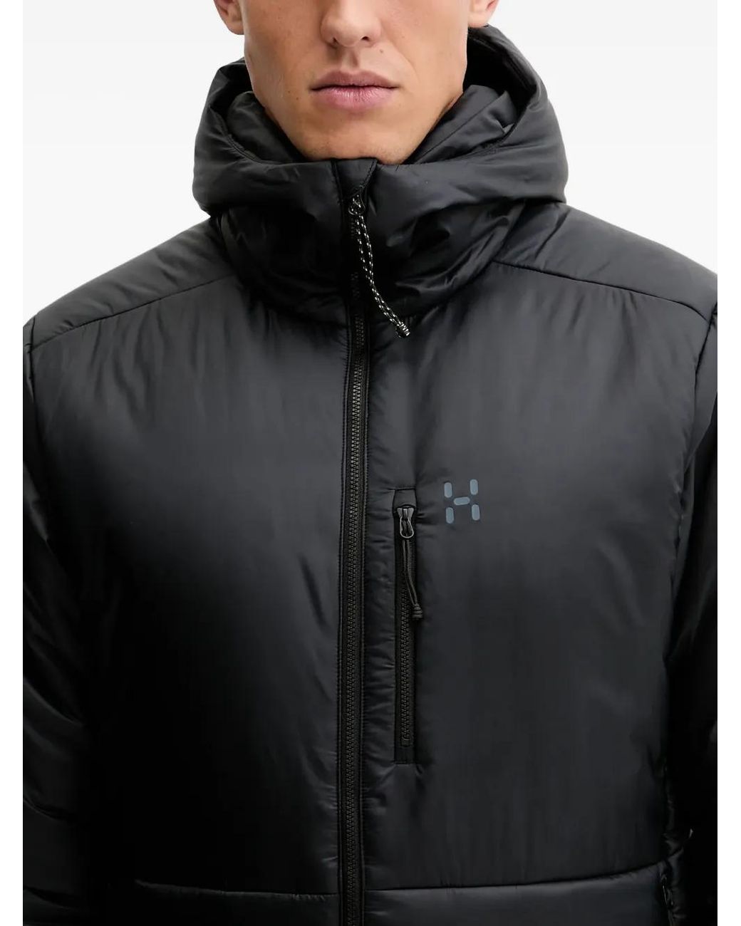 Haglöfs Black Breeze Mimic Hooded Padded Jacket for men