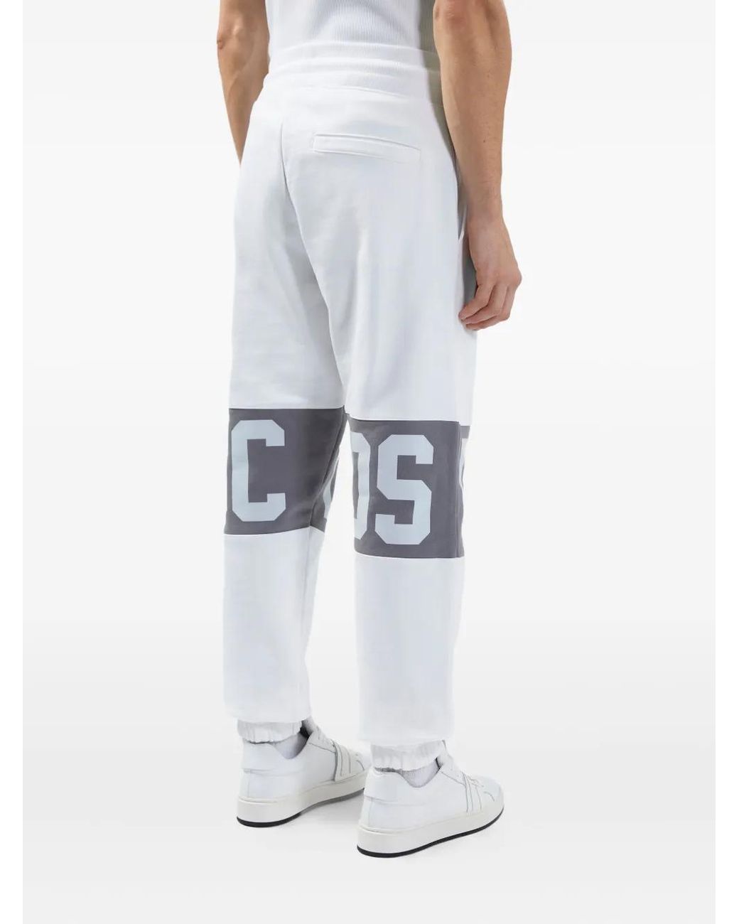 Gcds Joggingbroek Met Logoprint in het White voor heren