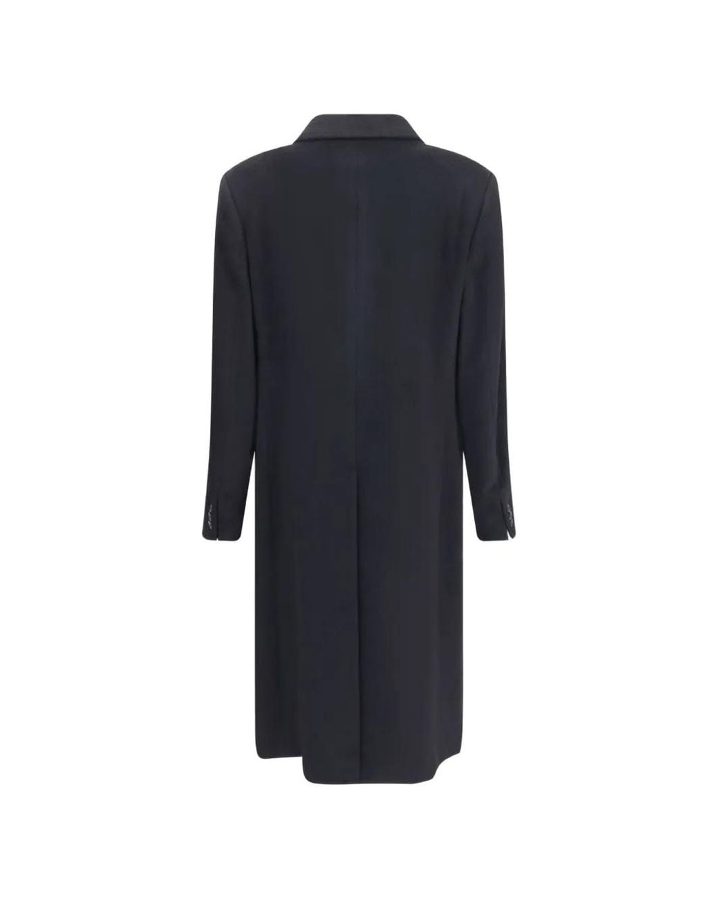 Our Legacy Blue Double-Breasted Peak-Lapels Coat for men