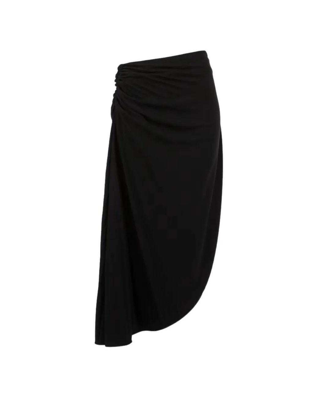 Twinset Gesmockte Midi-Rok in het Black