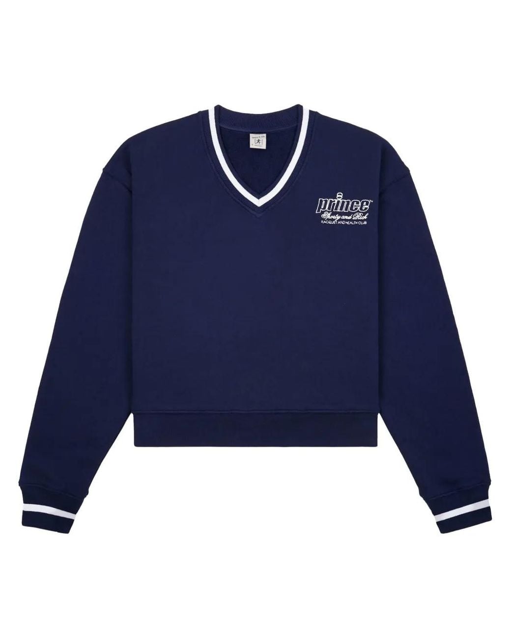 Sporty & Rich Blue Prince Health Cotton Sweatshirt