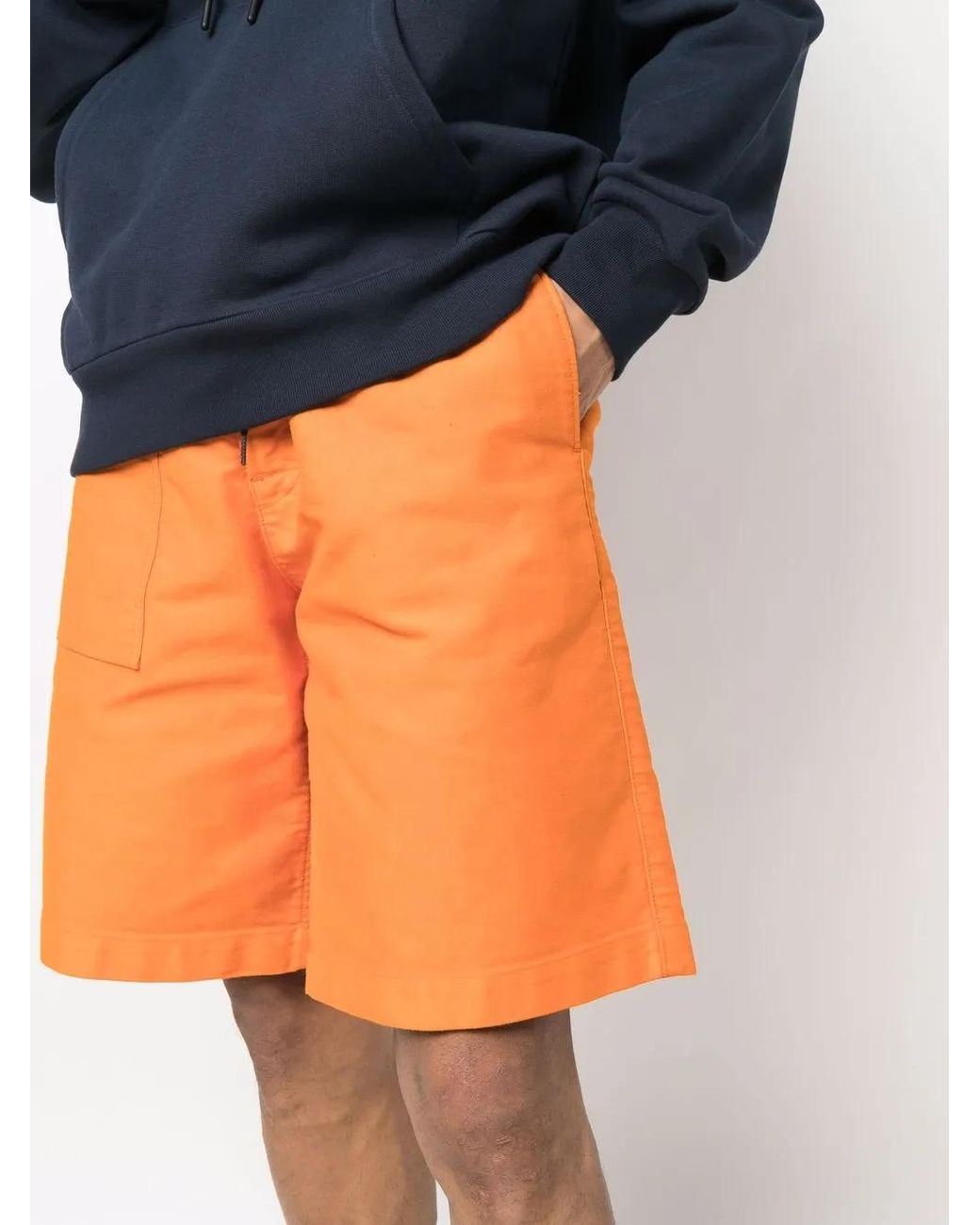 Marni Orange Bermuda À Taille Nouée for men