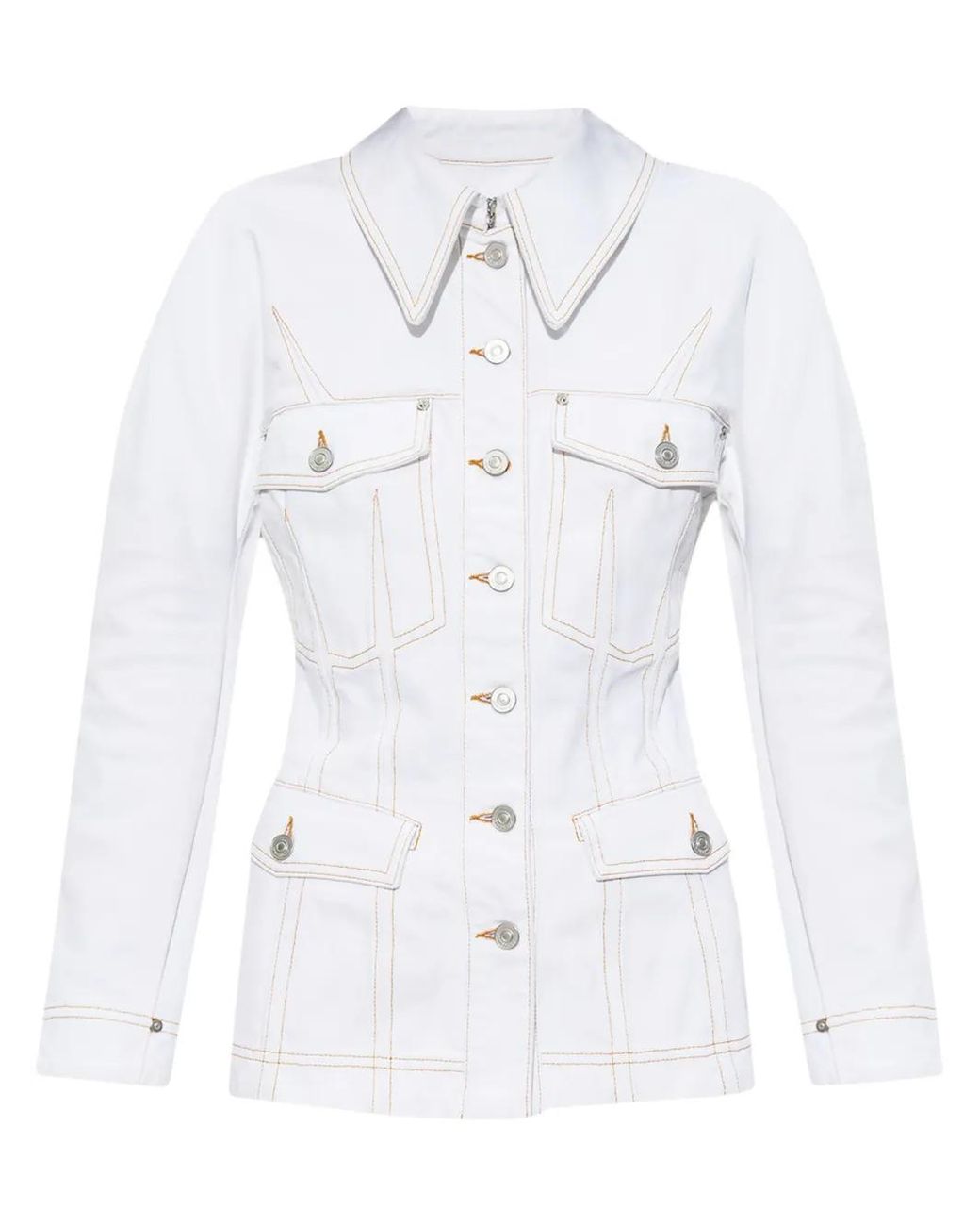 Givenchy White Denim Jacket