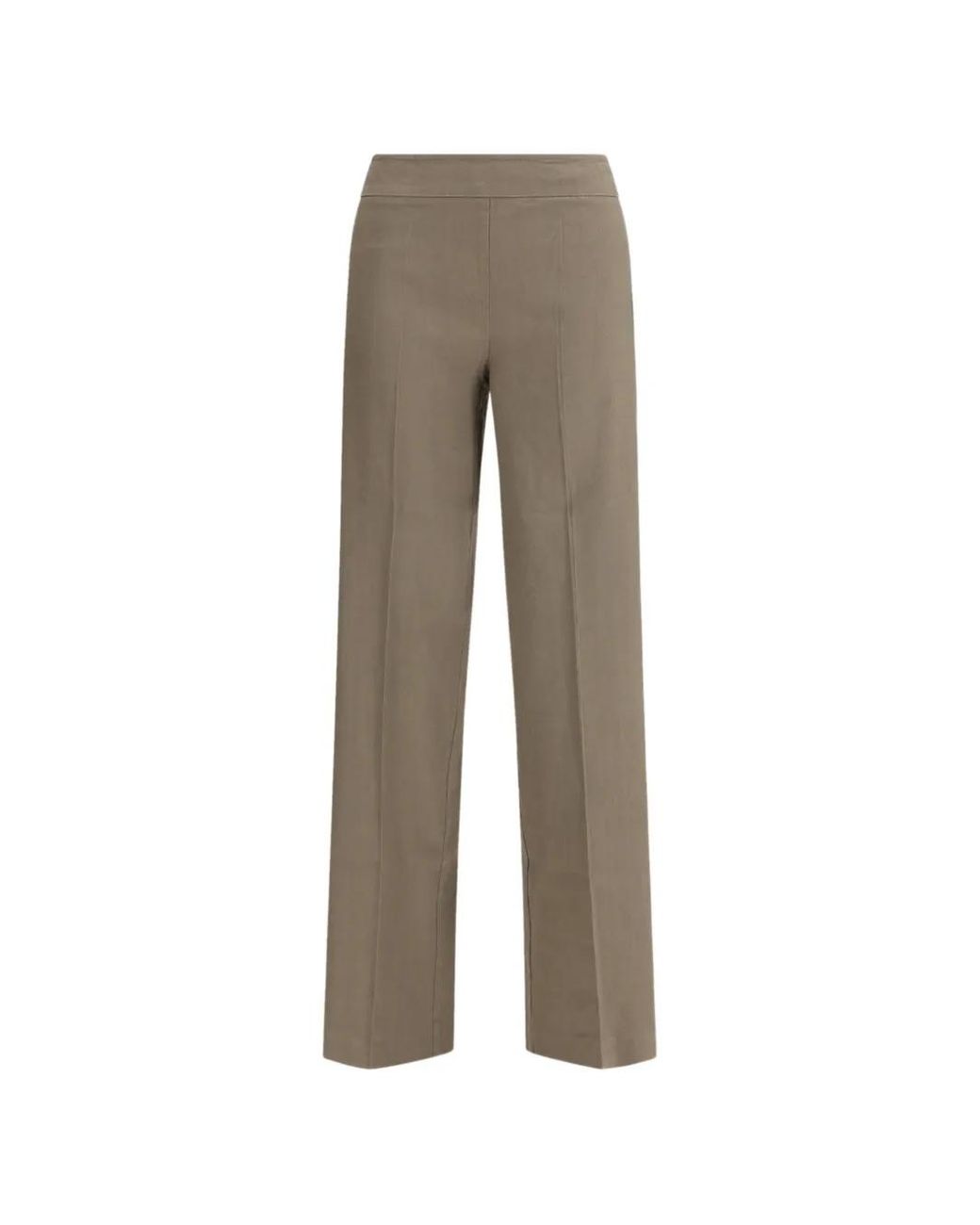 Avenue Montaigne Gray Flavia Regular-Fit Trousers