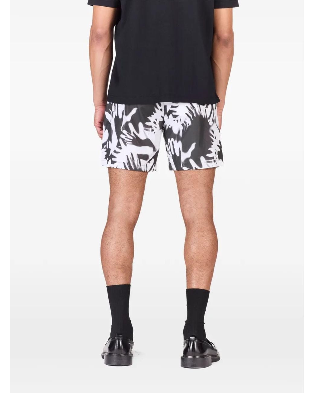 CIARAN Black Pleated Shorts