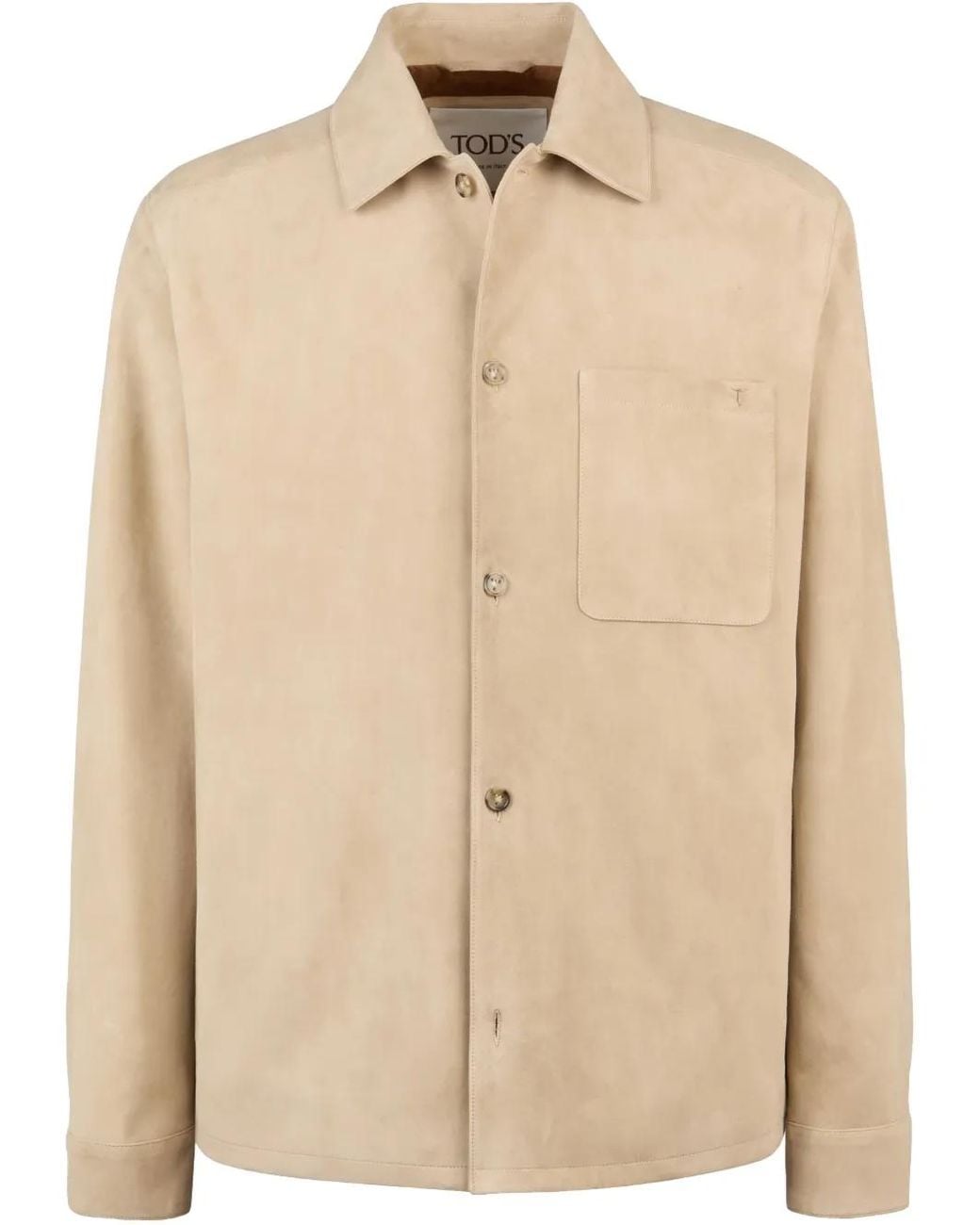 Tod's Natural Pashmy Shirt Jacket