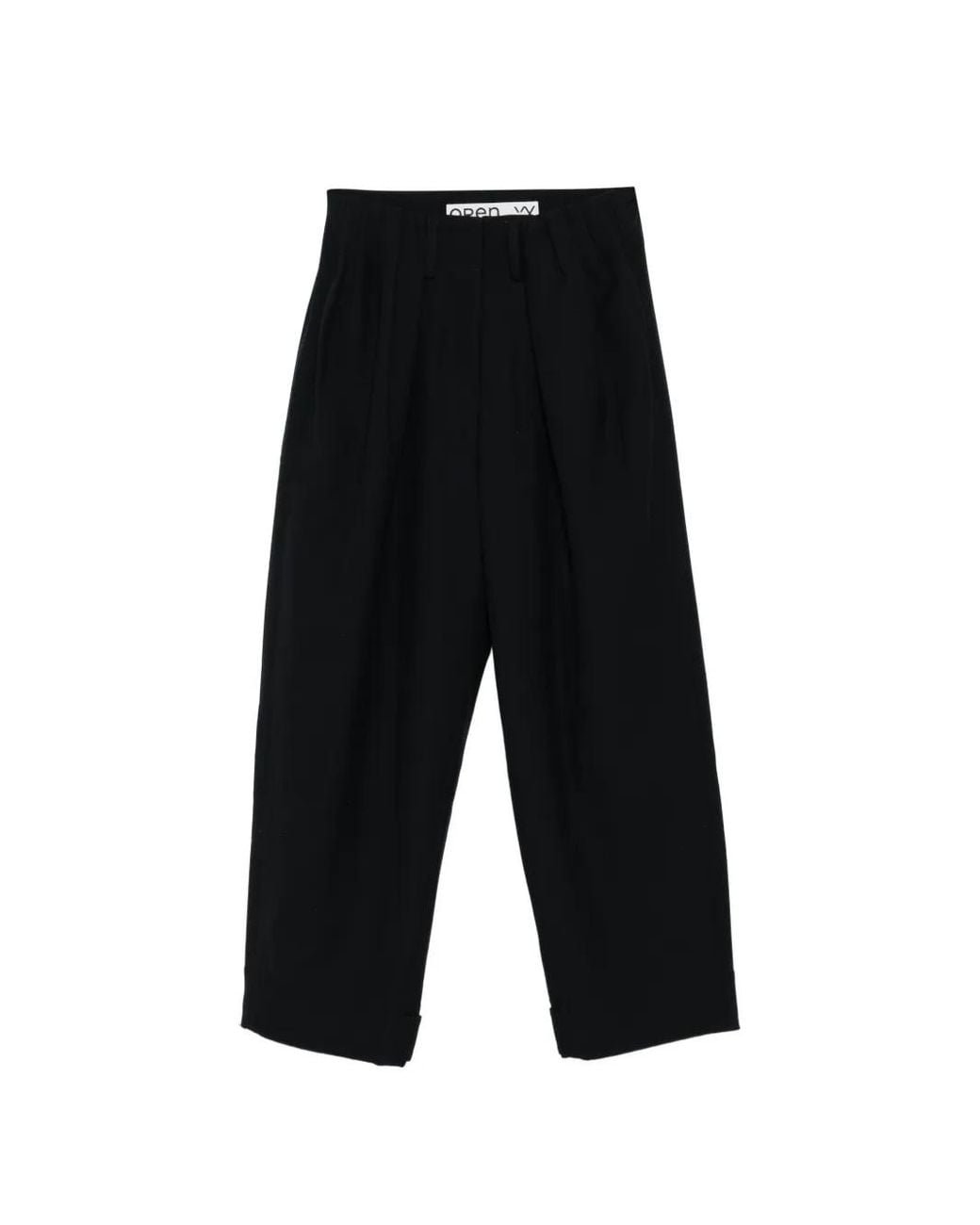 OPEN YY White Gathered Trousers