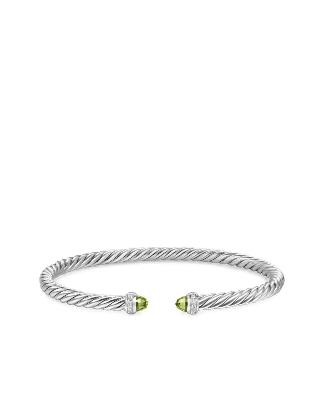 Bracciale Cablespira di David Yurman in White