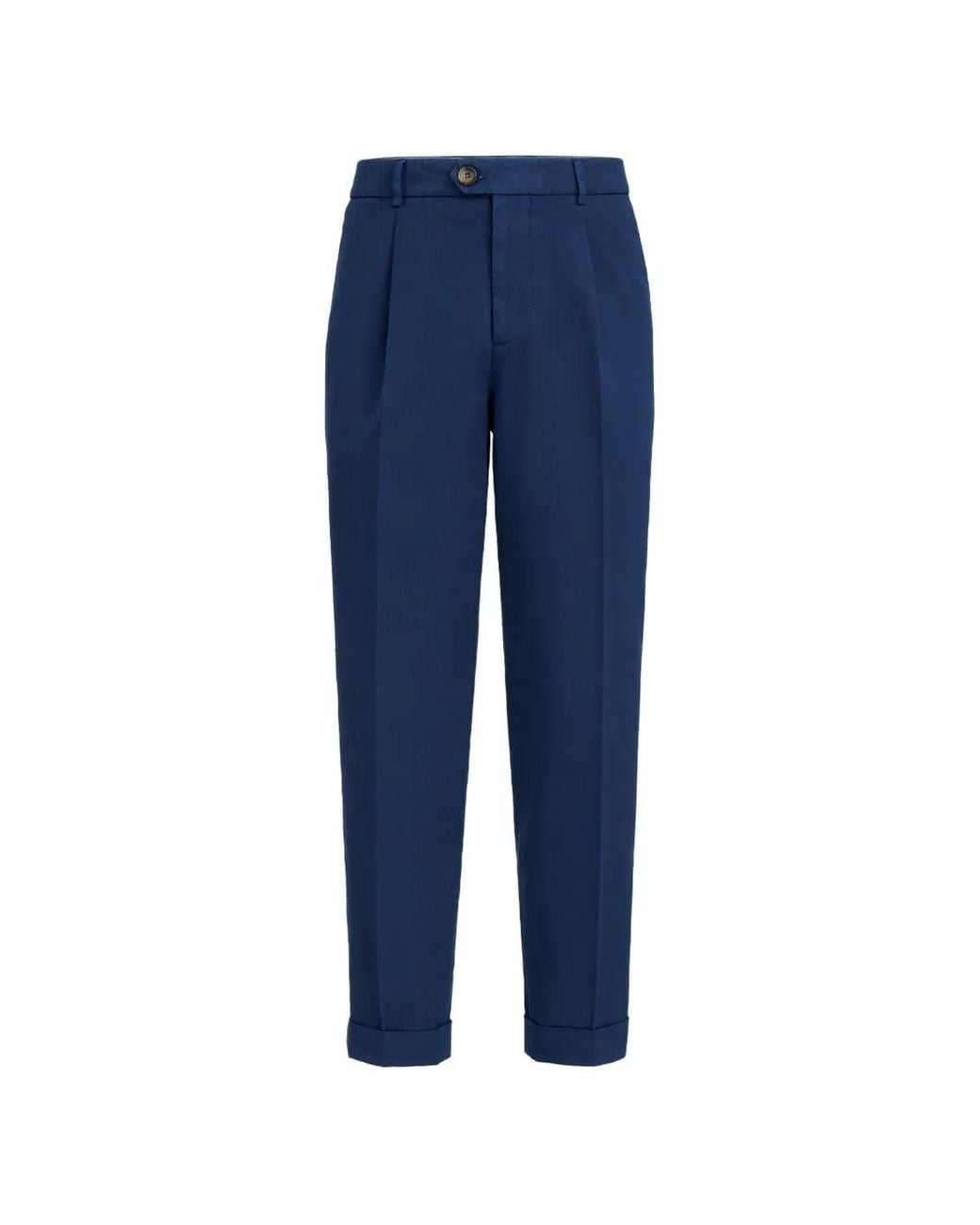 メンズ Brunello Cucinelli ガーメントダイ コットンギャバジンパンツ