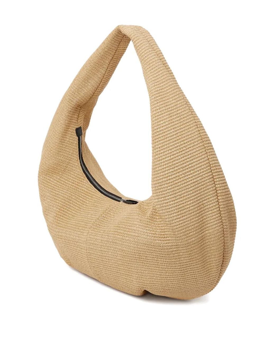Karl Lagerfeld White Woven Large Bag