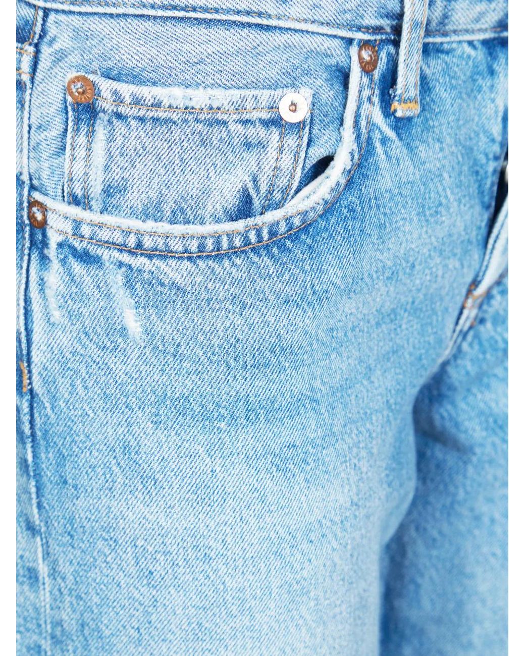 Agolde Blue Five-Pocket Jeans