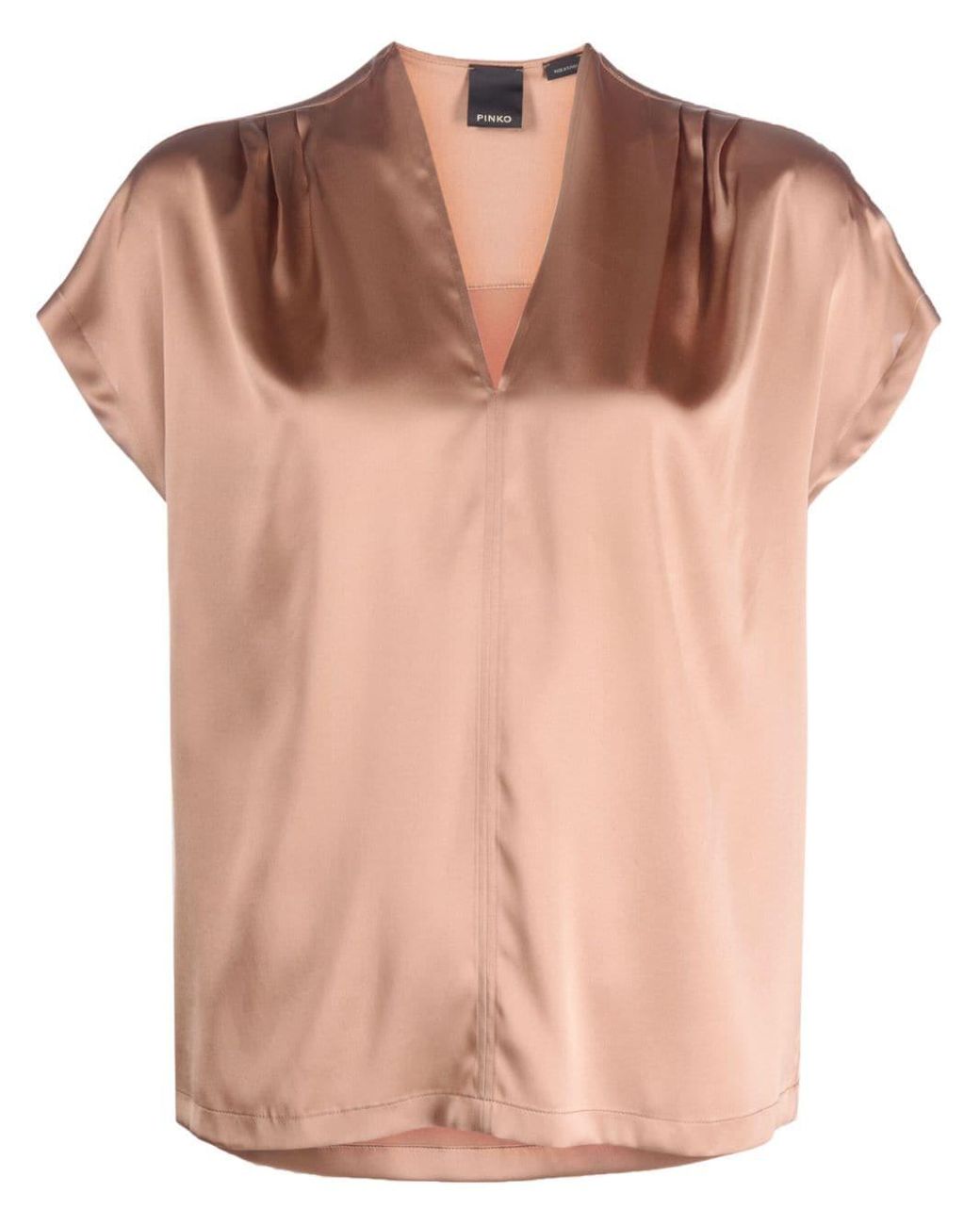 PINKO logo-embossed V-neck cardigan - Neutrals