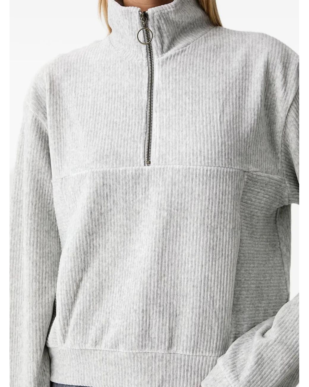 Rip Curl Gray Cosy Quarter-Zip Sweatshirt