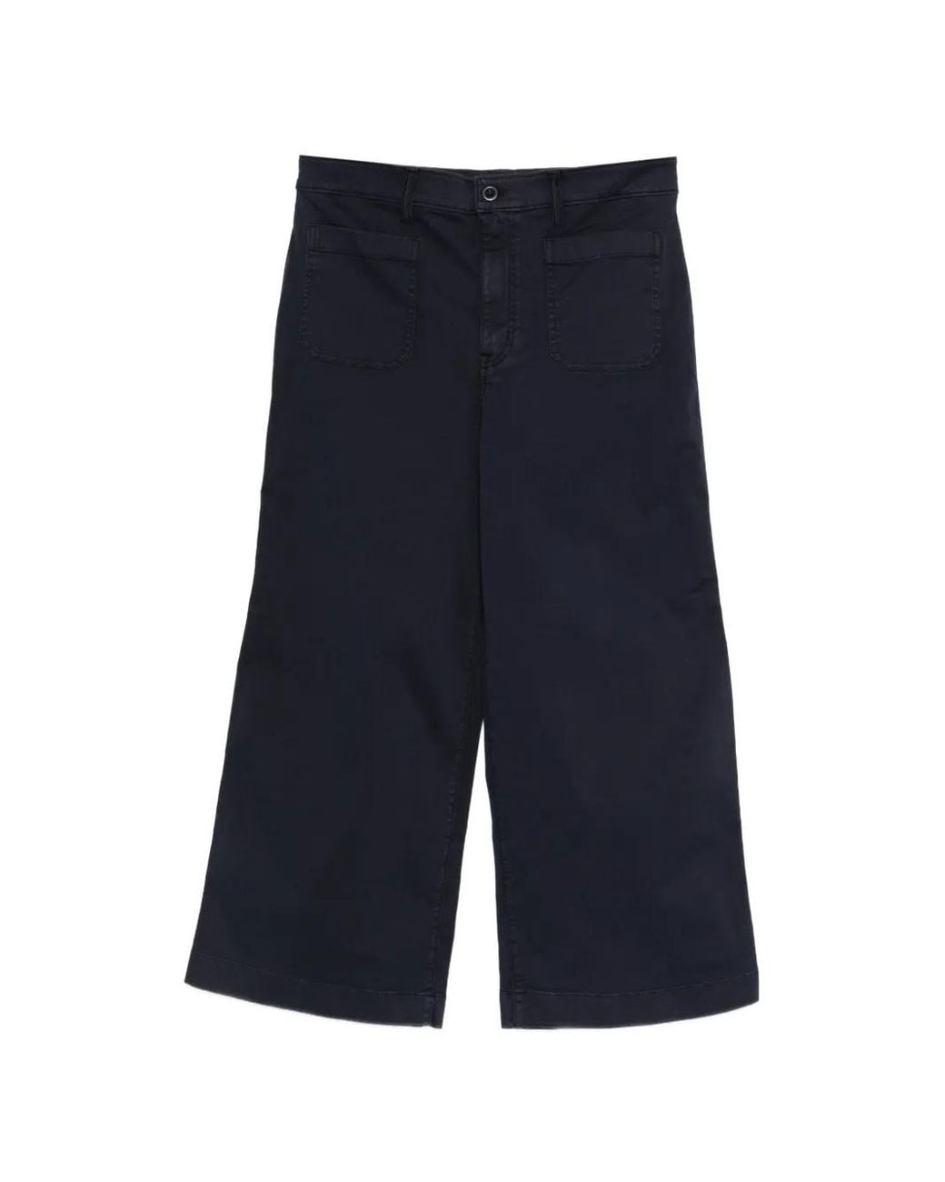 Ralph Lauren Blue Pantalon À Poches Plaquées