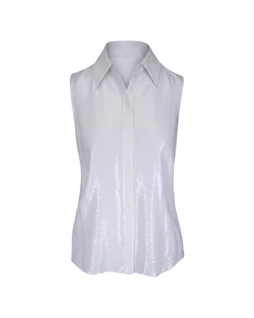 Michael Kors Linnen Blouse in het White