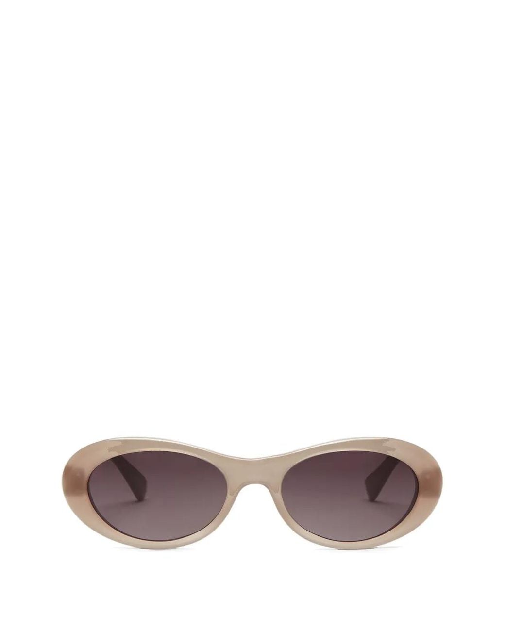 Stella McCartney Multicolor Chain-Link Oval-Frame Sunglasses