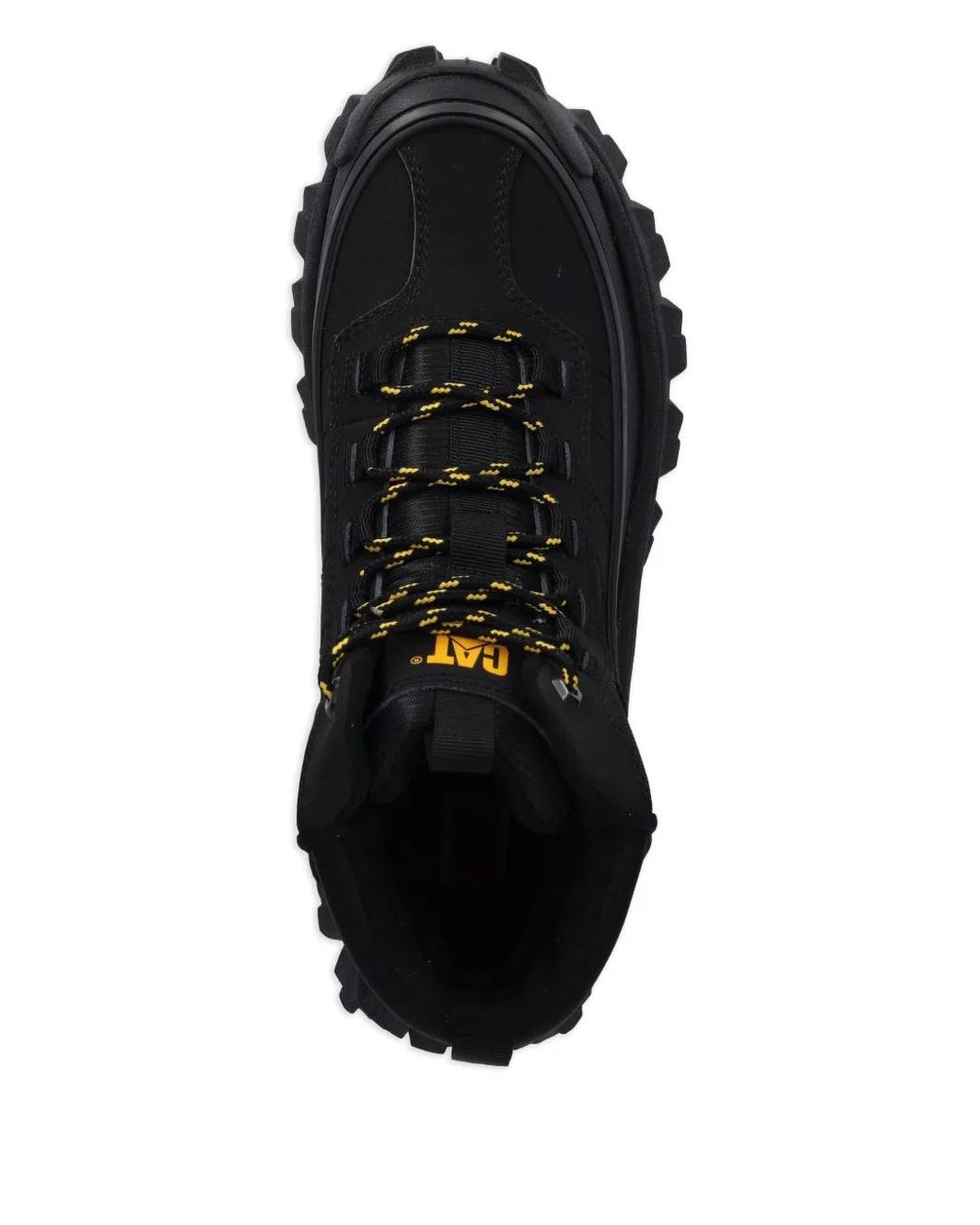Caterpillar Black Lug-Sole Lace-Up Boots