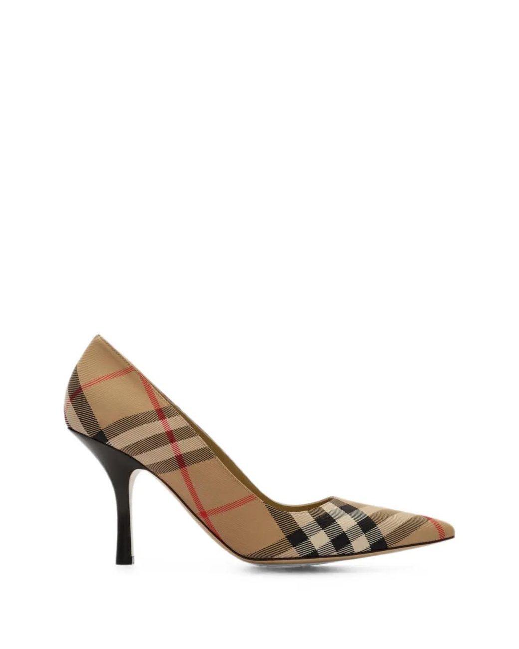 Burberry Metallic Check Dame High Pumps