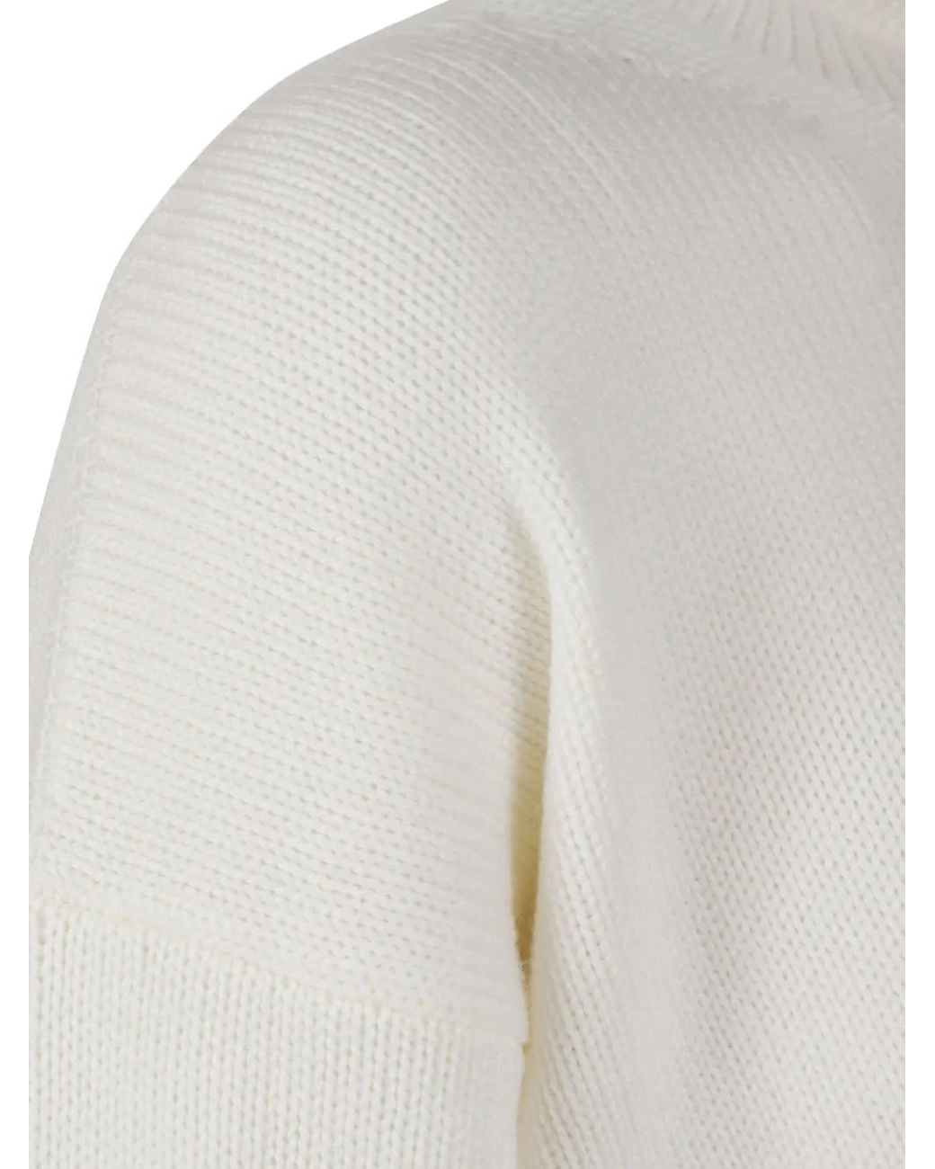 Dondup White Turtleneck Knitwear