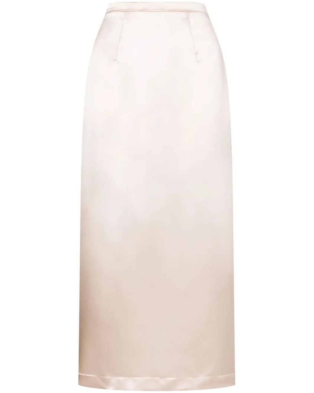 Philosophy Di Lorenzo Serafini Natural Straight-Cut Skirt