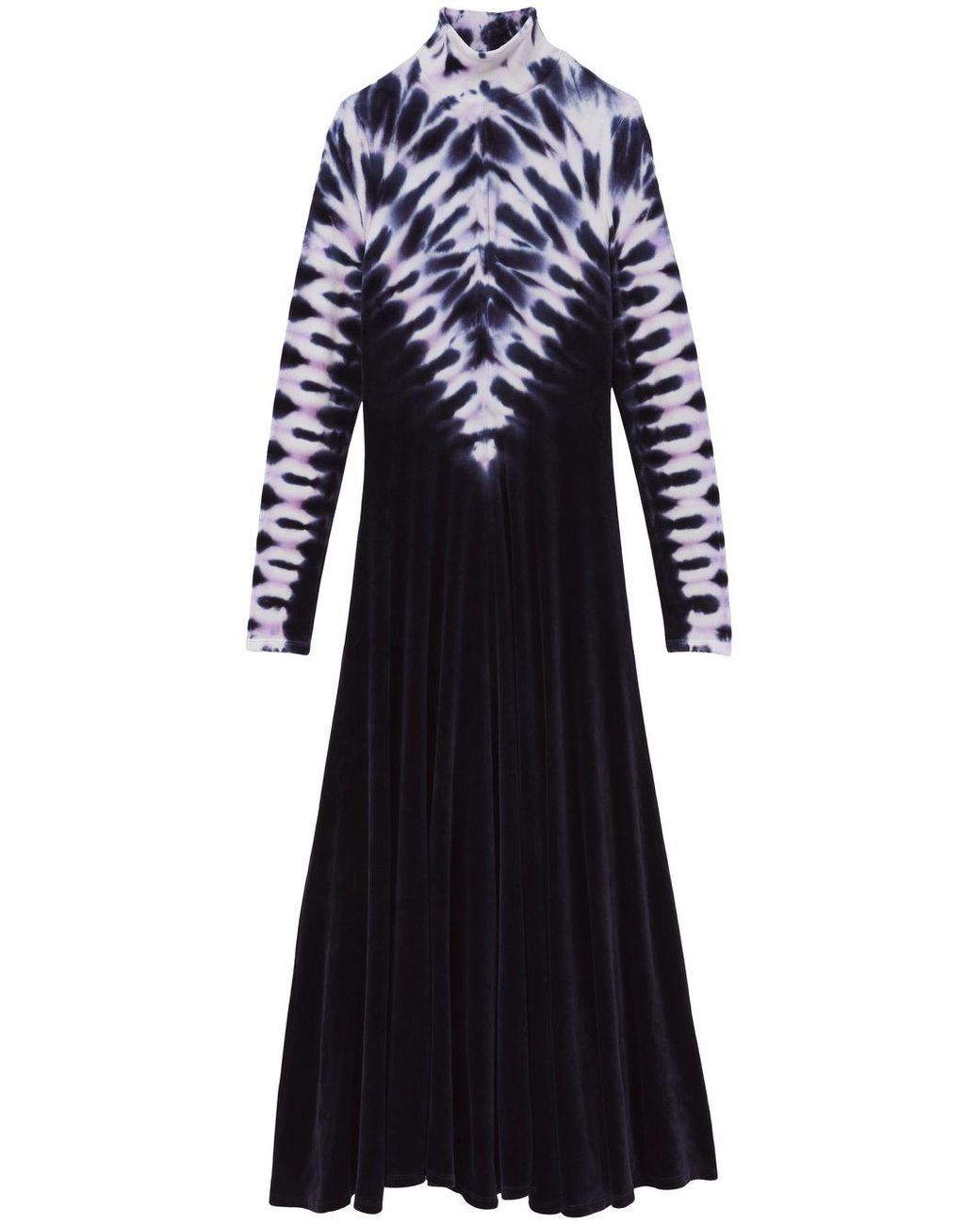 Proenza Schouler Tie dye Velvet Dress in Blue Lyst