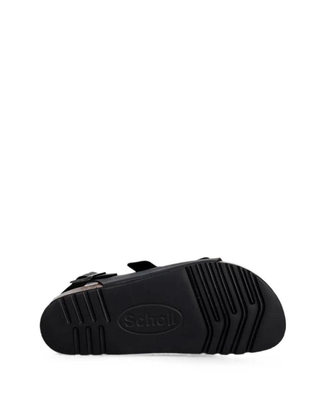 Scholl White Axel Backstrap Buckle-Fastening Sandals for men