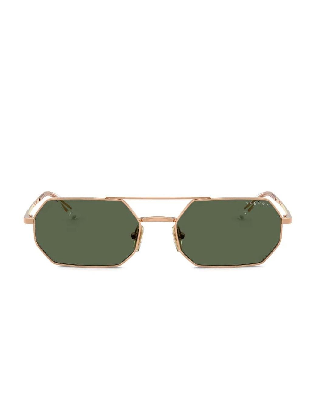 Vogue Eyewear Green Geometric-Frame Sunglasses
