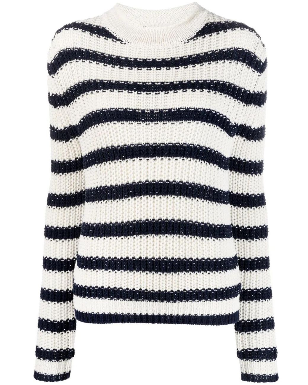 Ralph Lauren Blue Striped Knitted Jumper