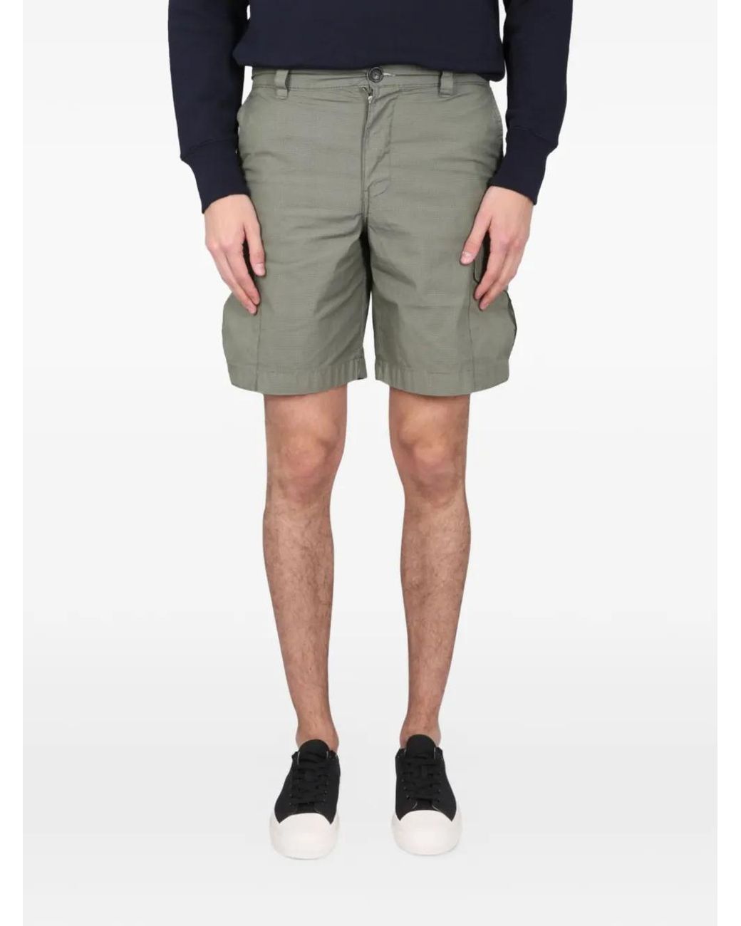 Paul Smith Green Cargo Bermuda Shorts for men