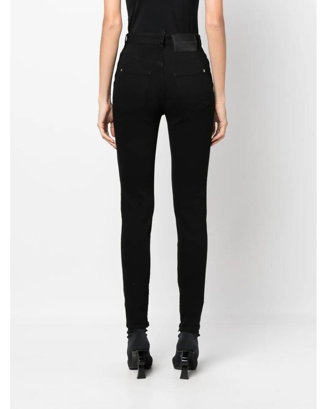 DSquared² Black High Waist Twiggy Jean