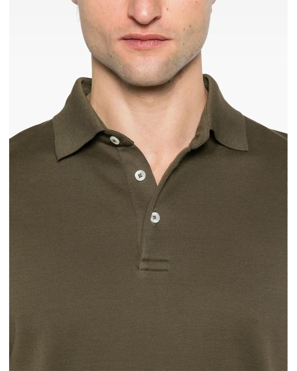 Polo di Herno in Green da Uomo