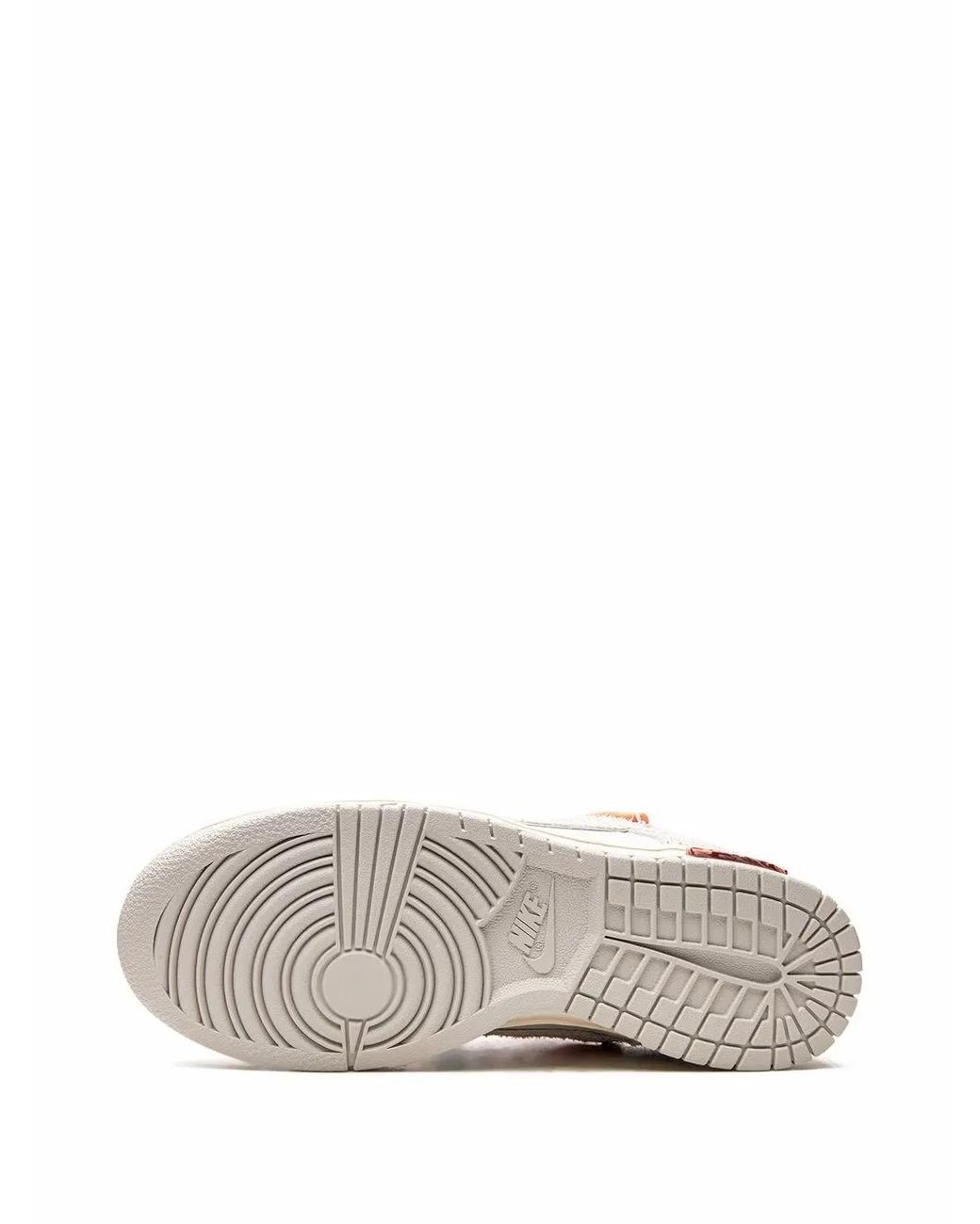NIKE X OFF-WHITE Pink X Off- Dunk Low "Lot 19" Sneakers