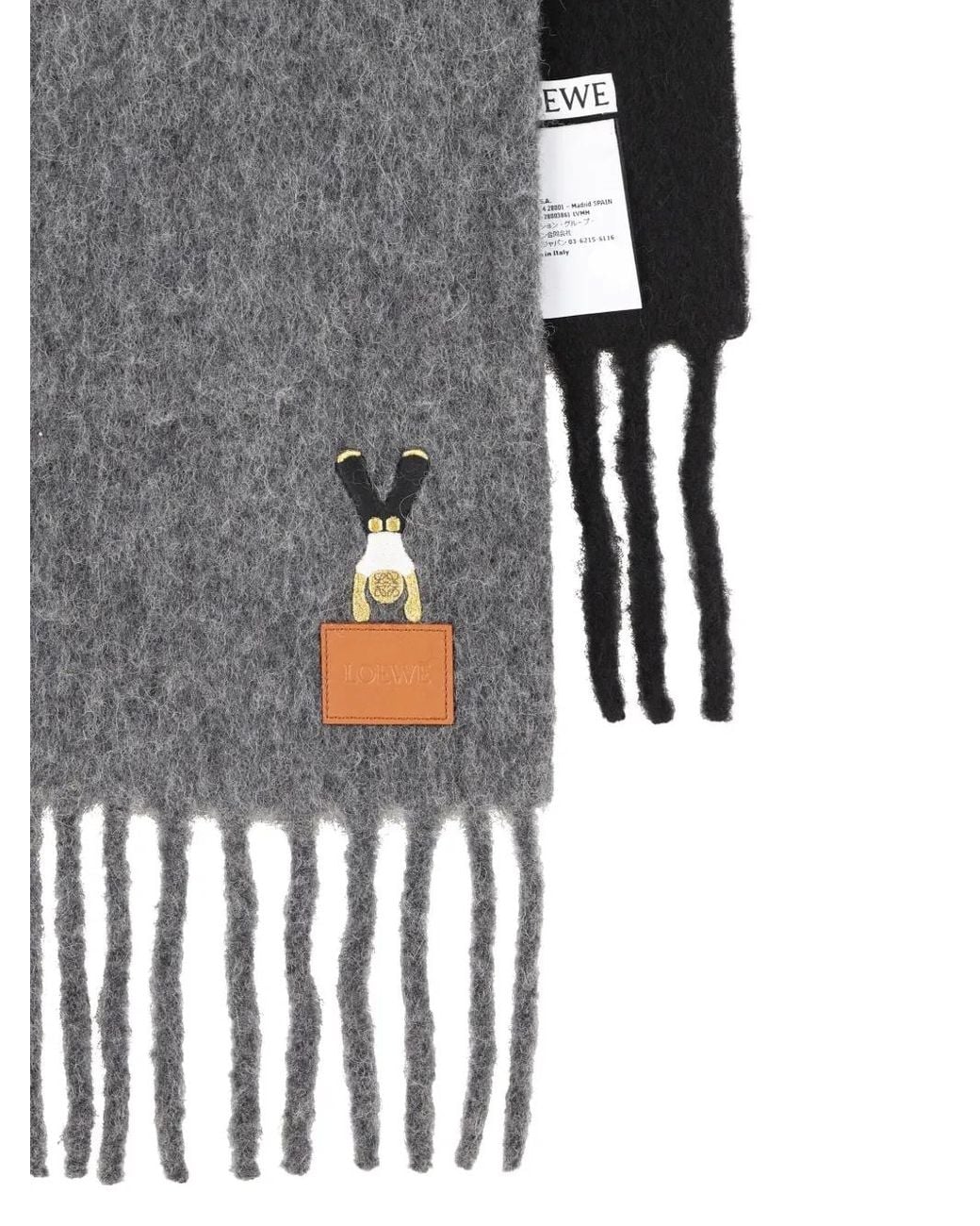 Loewe Gray Scarf