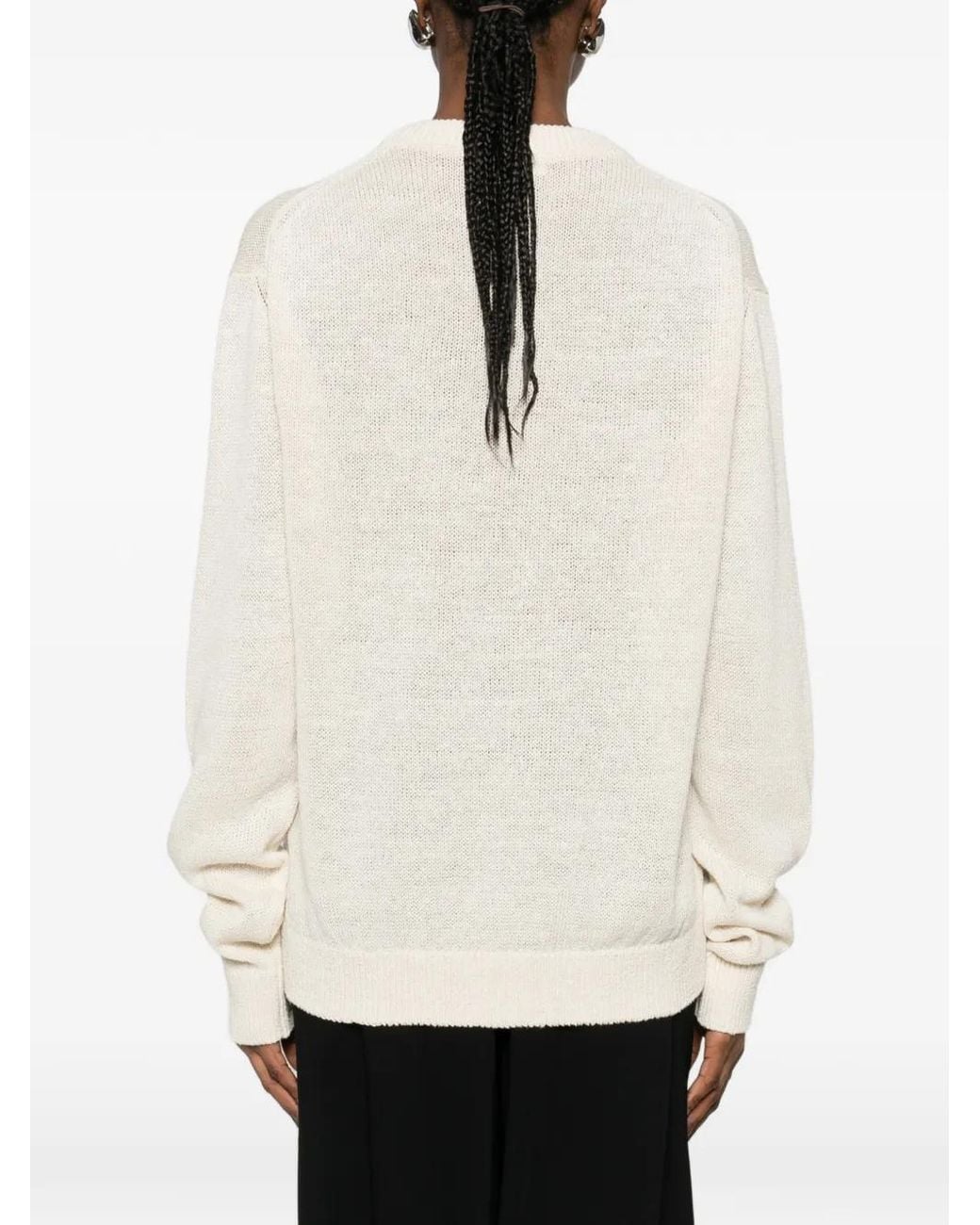 Pull À Col Rond Jil Sander en coloris White
