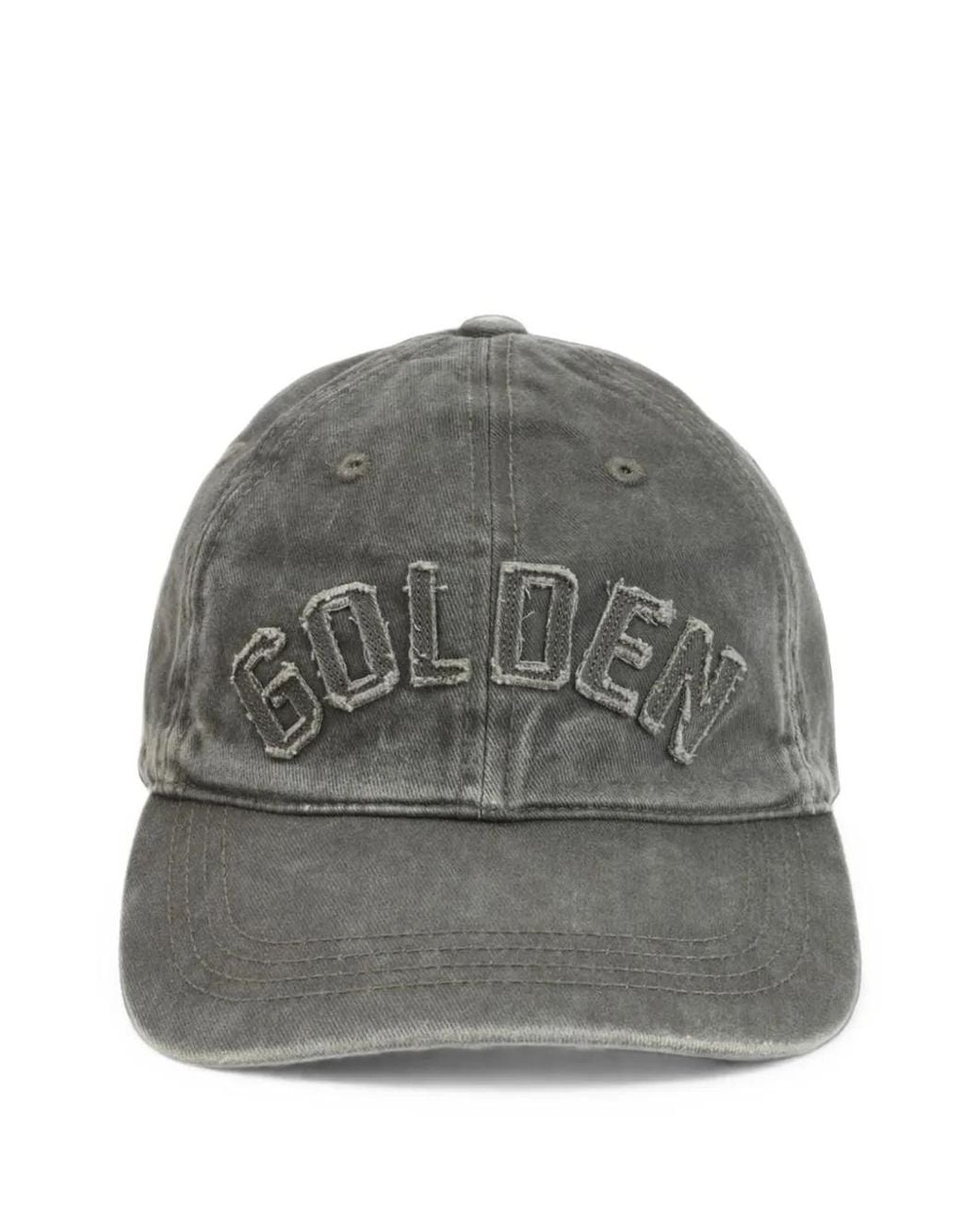 Golden Goose Deluxe Brand Gray Logo-Appliqué Baseball Cap