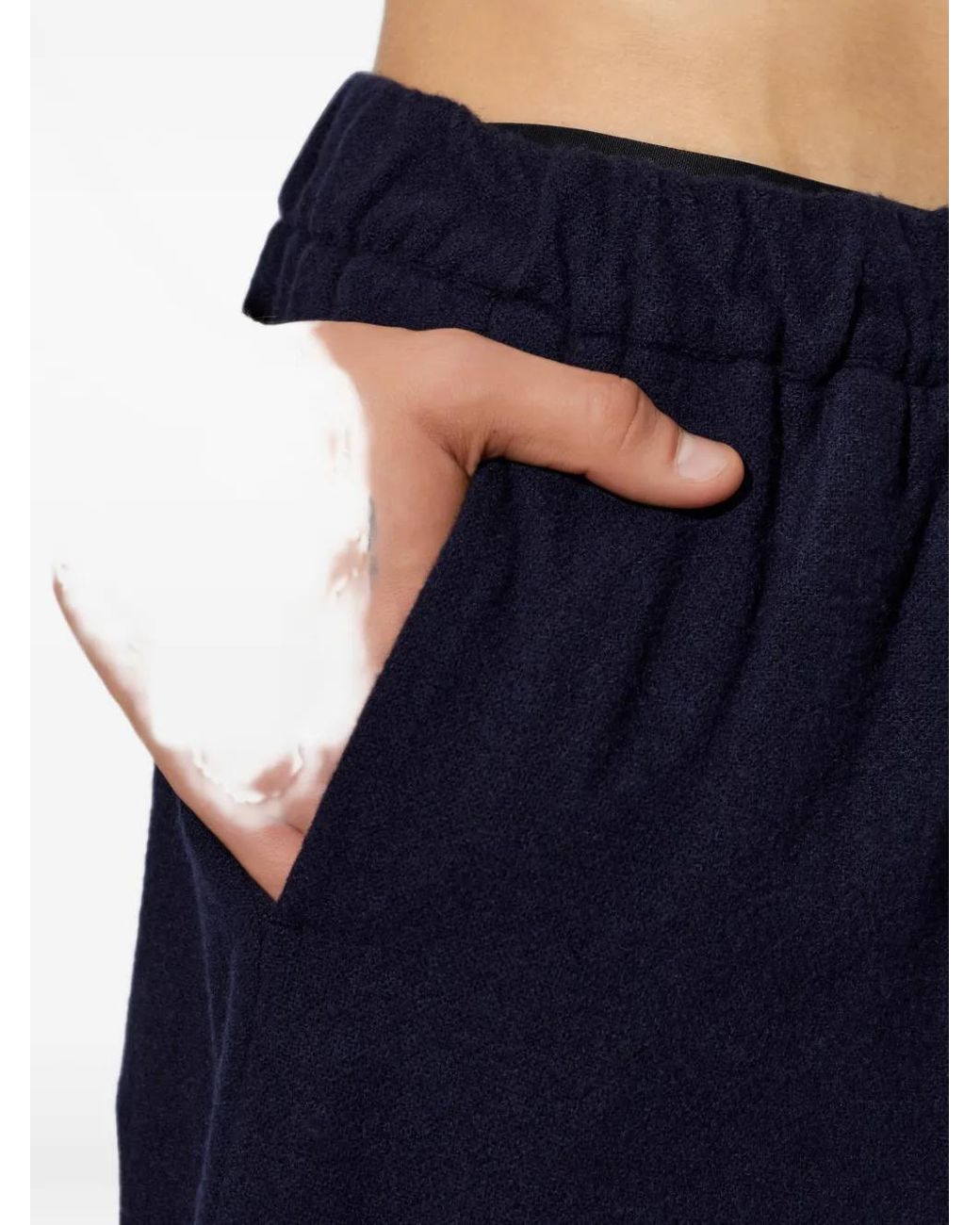DARKPARK Blue Ian Drawstring-Waist Trousers for men