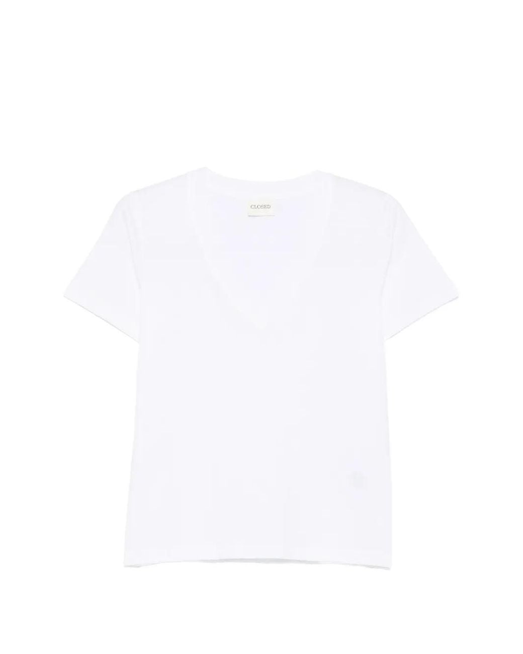 Closed White Organic Cotton T-Shirt