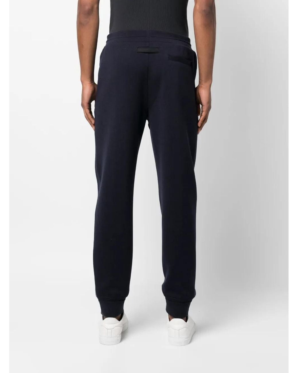Zegna Blue Tapered Track Pants for men