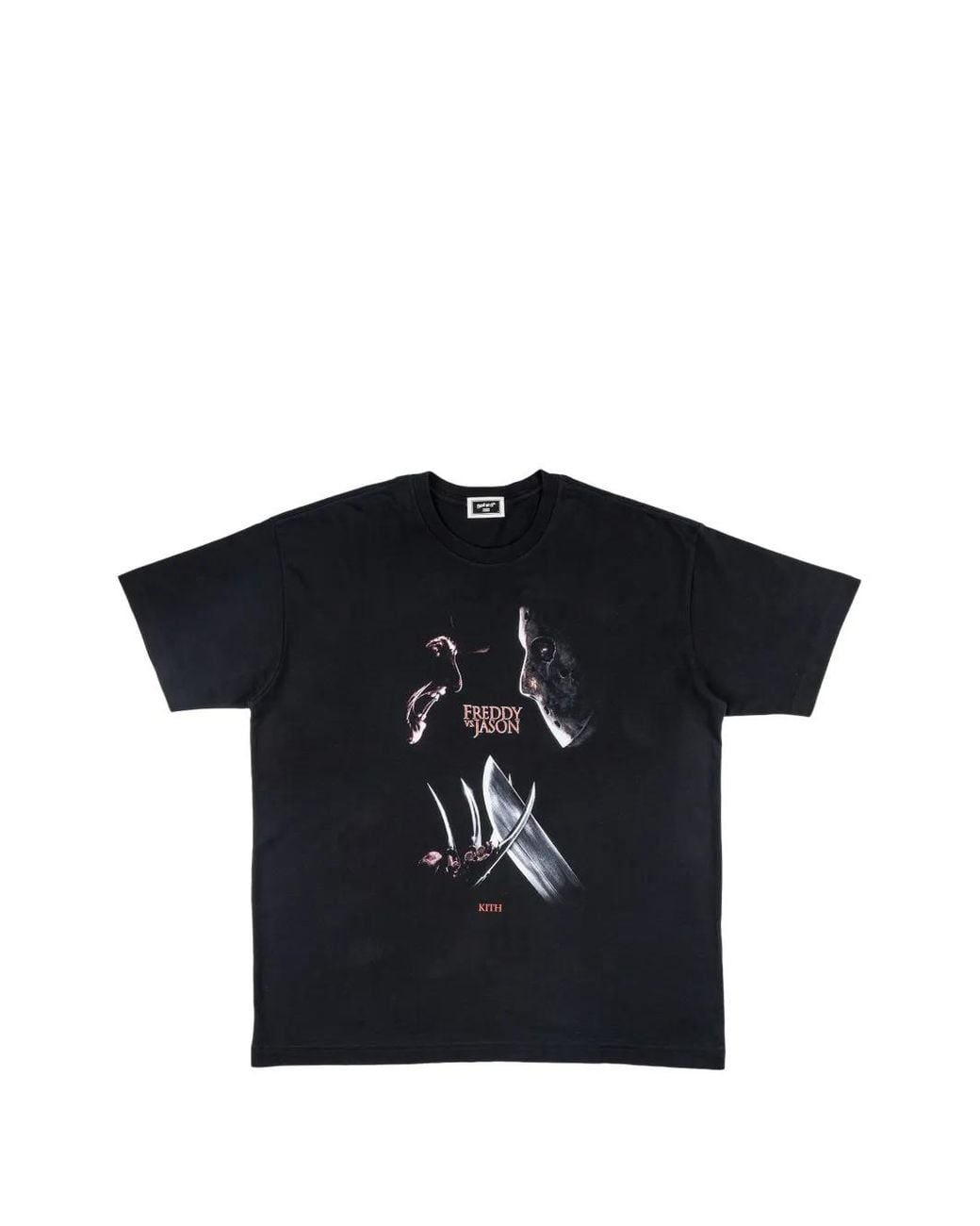 Kith Black Freddy Vs Jason Graphic-Print T-Shirt for men