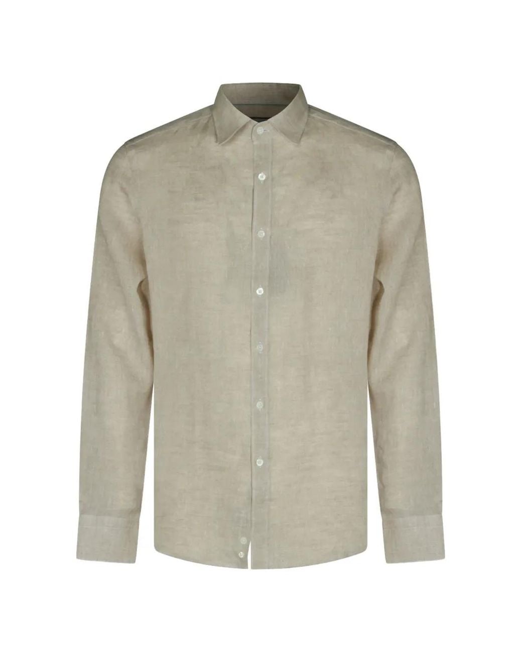 Canali Natural Linen Shirt for men