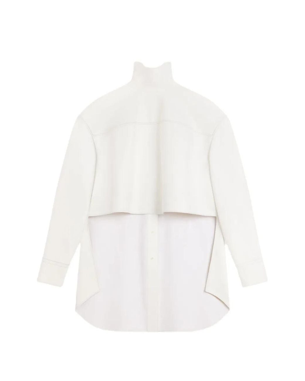 Givenchy White Back-To-Front Tie-Up Shirt