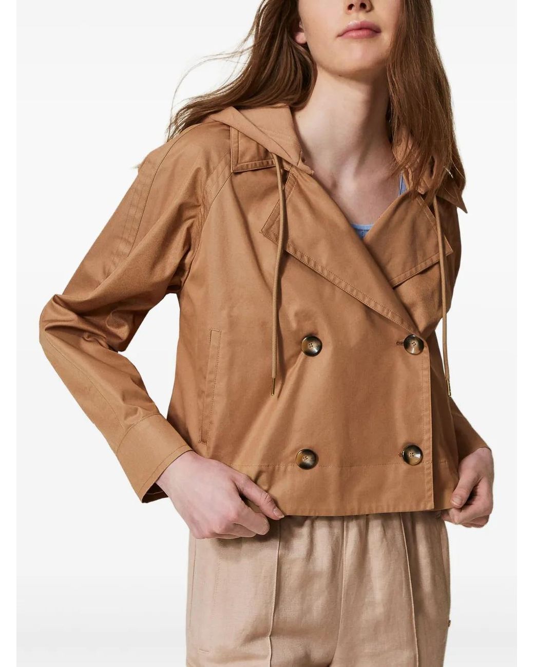 Twinset Natural Cropped Jacket